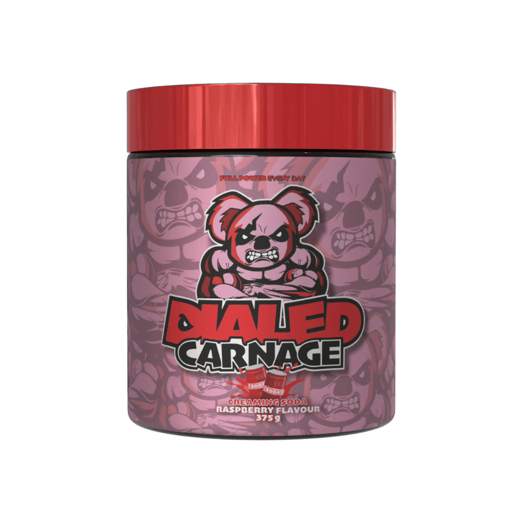 Dialed Carnage The X Athletics High stim pre workout