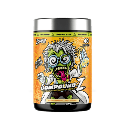 Compound Z (1) & Compound Z Zombie Labs High stim pre workout 40 Serves Mango Mayhem