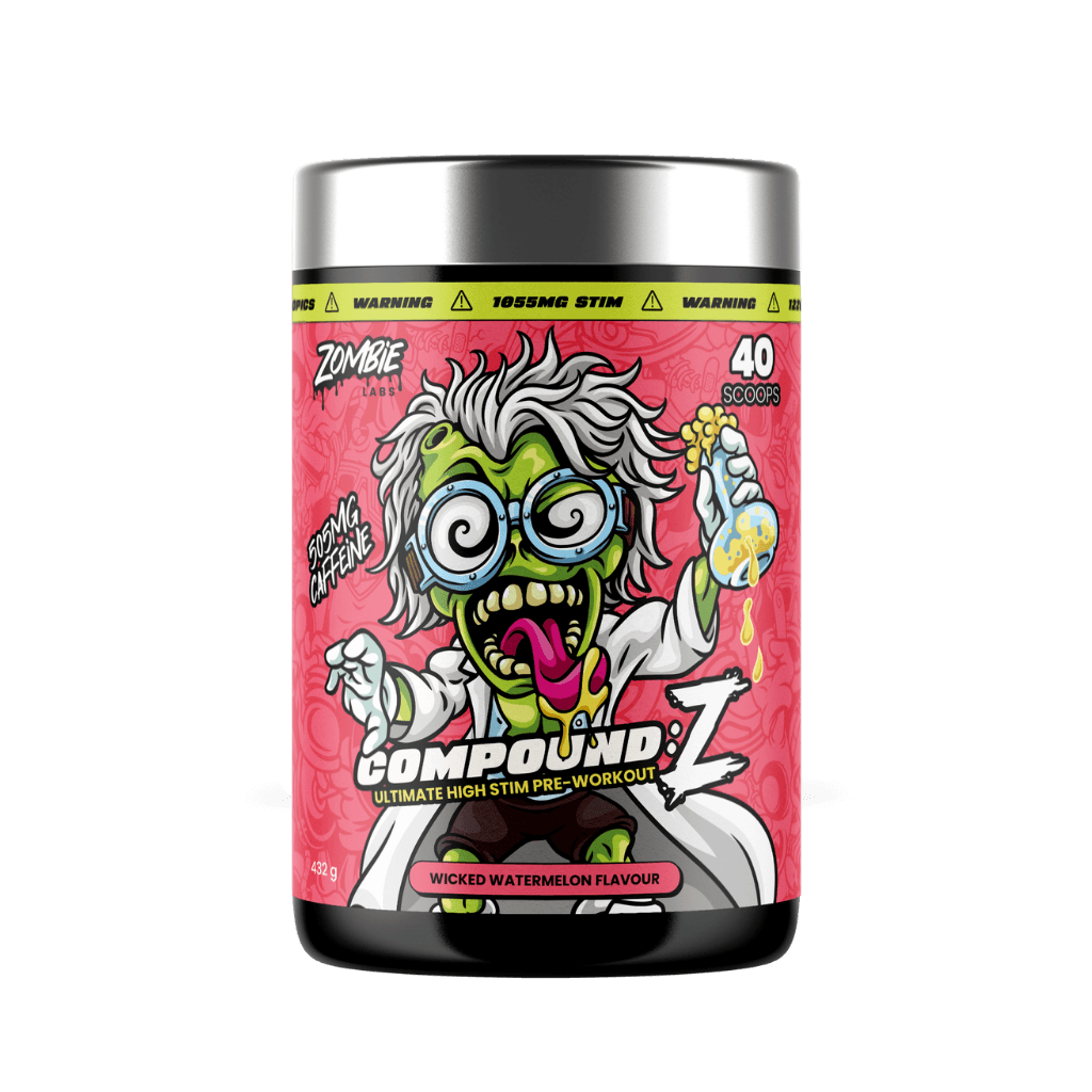 Compound Z & Compound Z Zombie Labs High stim pre workout 40 Serves Wicked Watermelon