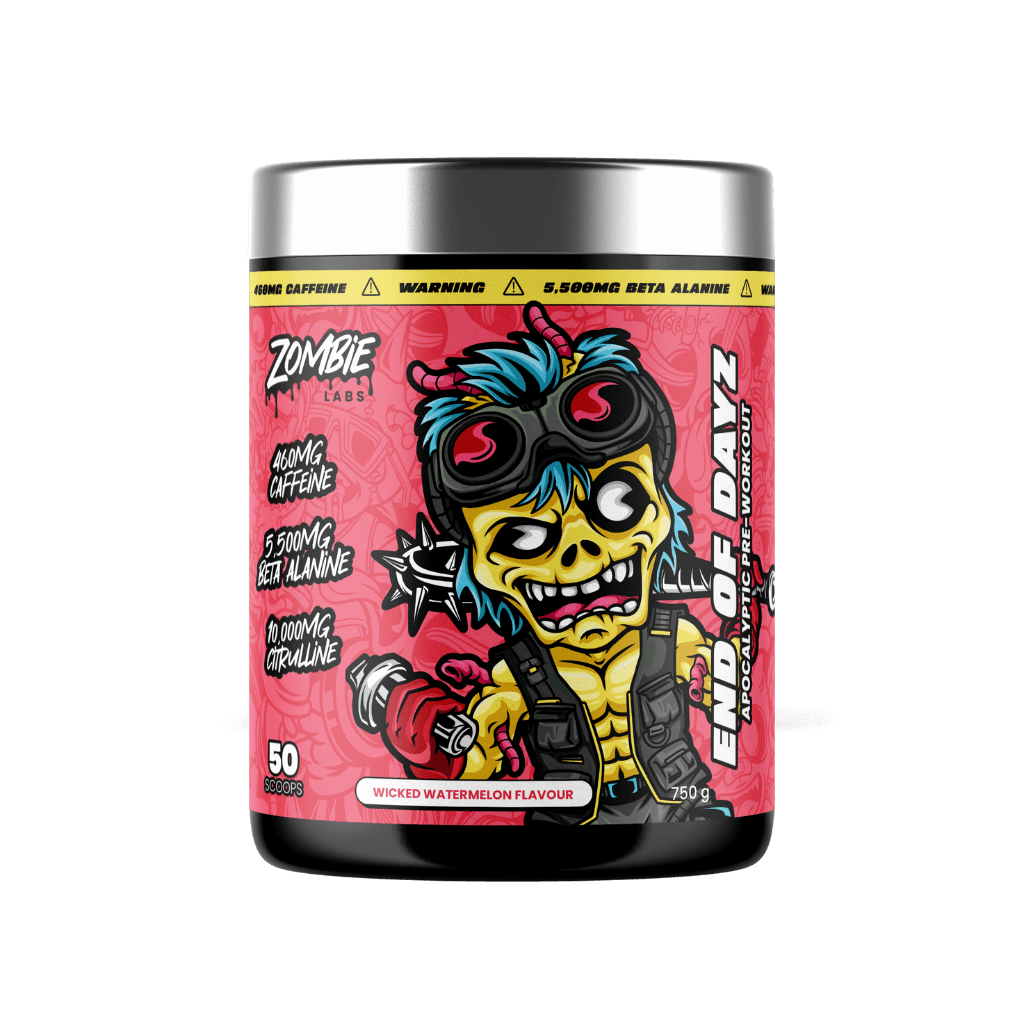 End Of Dayz Zombie Labs Super high stimulant pre workout powder 50 Serves Wicked Watermelon