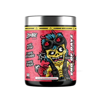 End Of Dayz Zombie Labs Super high stimulant pre workout powder 50 Serves Wicked Watermelon