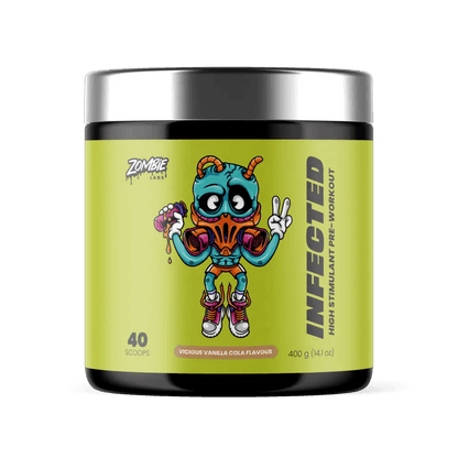 Infected Zombie Labs Medium stimulant pre workout powder