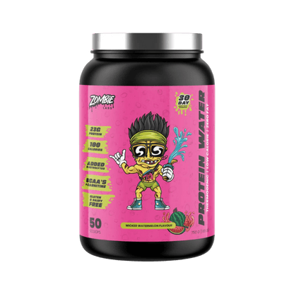Zombie Protein Water & Zombie Protein Water Zombie Labs Protein water 50 Scoops Wicked Watermelon
