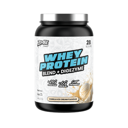 Whey Protein & Whey Protein Zombie Labs Whey blend protein 28 Serves Vanilla Ice Cream