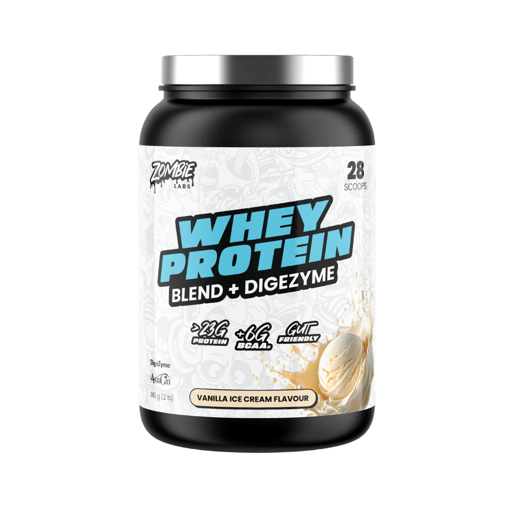 Whey Protein & Whey Protein Zombie Labs Whey blend protein 28 Serves Vanilla Ice Cream