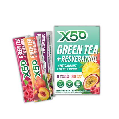 Green Tea X50 (11) & Green Tea X50 Green Tea X50 Green tea supplements 30 Serves Assorted
