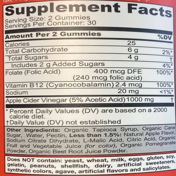 Apple Cider Vinegar Gummies