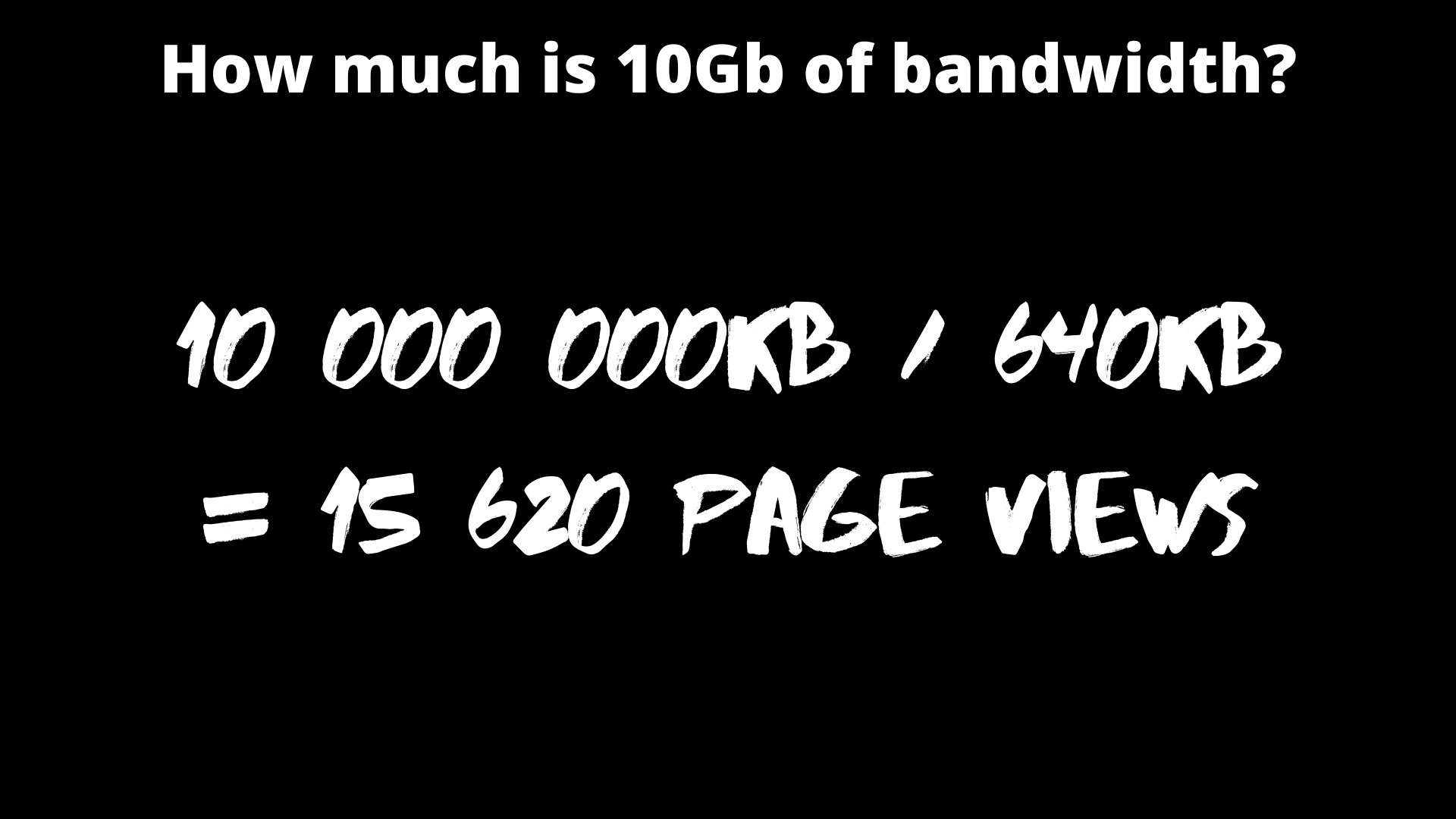 how many page views in 10Gb