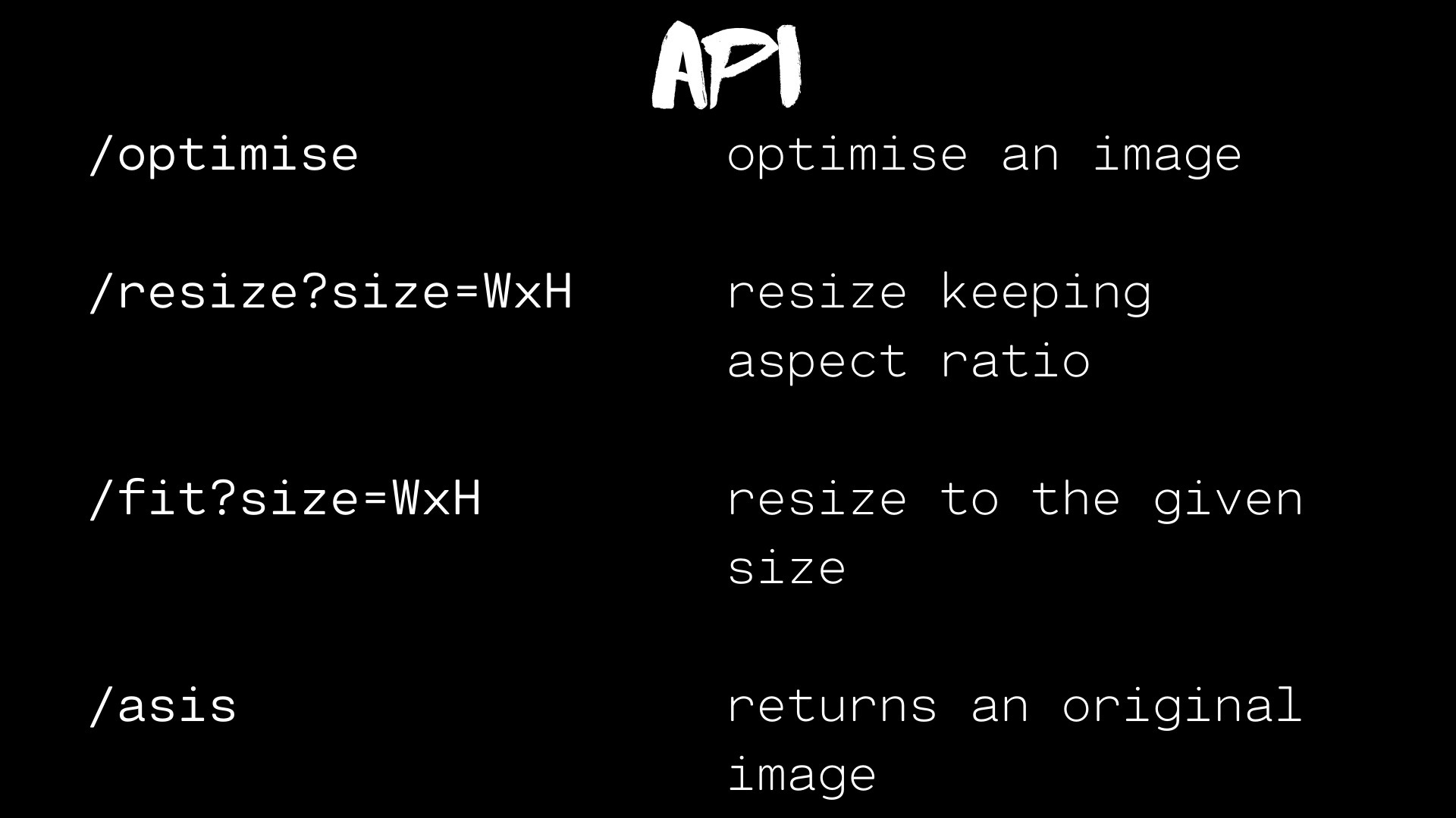 Image API