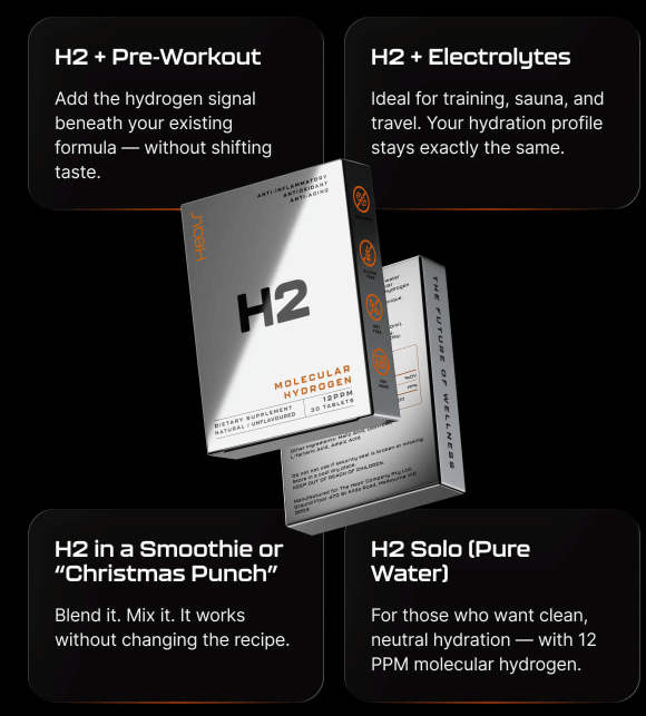 H2 Molecular Hydrogen (Hydrogen Water Tablets)