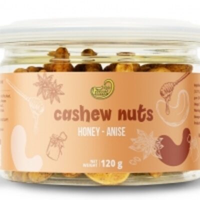 Honey Anise Cashew Nuts - 300G/ Jar Exporters, Wholesaler & Manufacturer | Globaltradeplaza.com