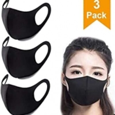 Black Cotton Facemask With Fitter Custom Adults Exporters, Wholesaler & Manufacturer | Globaltradeplaza.com
