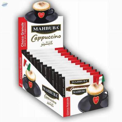 resources of Mahbuba Cappuccino Choco Granule Box Code:7859 exporters
