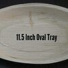 11.5 X 7 Areca Leaf Oval Tray Exporters, Wholesaler & Manufacturer | Globaltradeplaza.com