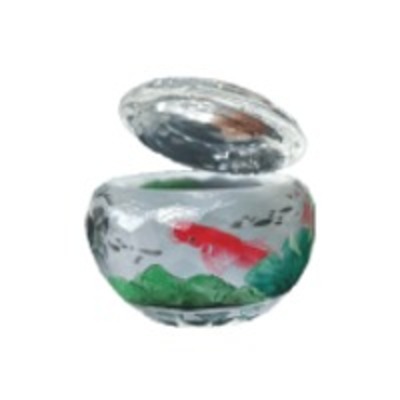 resources of Jewel Case Designed Hand Painting Glass Bottle exporters