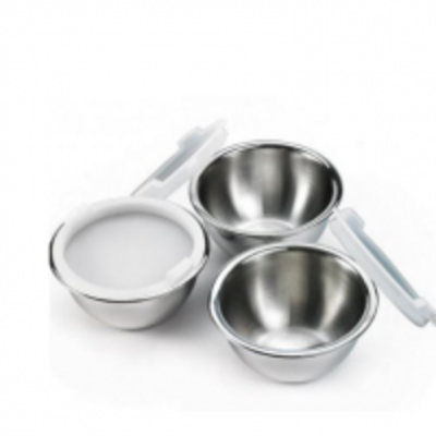 resources of Steel Prep Bowl With Plastic Lid exporters