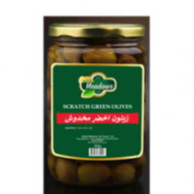 resources of Scratch Green Olives In Jar 350G exporters