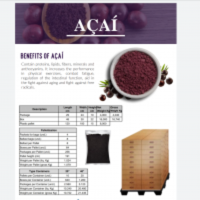 resources of Freeze Dried Acai Powder exporters