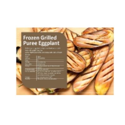 Frozen Grilled Puree Eggplant Exporters, Wholesaler & Manufacturer | Globaltradeplaza.com