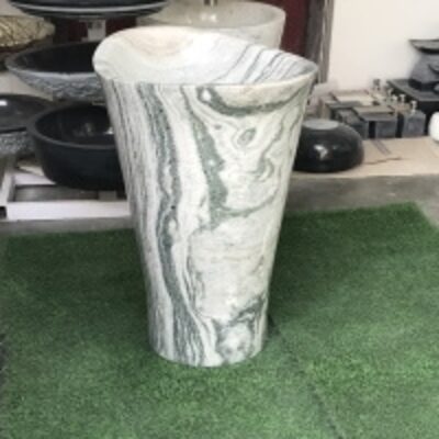 resources of White Marble Sink With Green Veins exporters