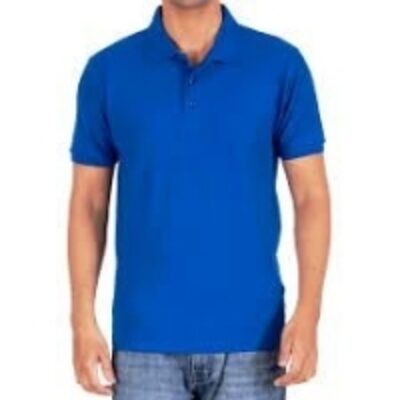 Blue Polo T-Shirt Exporters, Wholesaler & Manufacturer | Globaltradeplaza.com