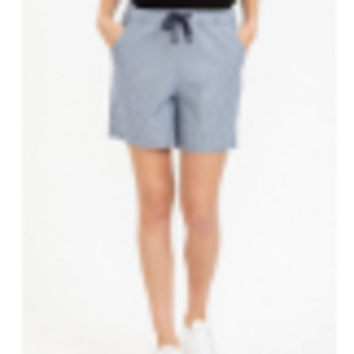 Pull On Roll Pack Y/d Chambray Stripe Shorts Exporters, Wholesaler & Manufacturer | Globaltradeplaza.com
