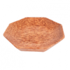 Coconut Wood Plate (Polygon) 16Cm Exporters, Wholesaler & Manufacturer | Globaltradeplaza.com