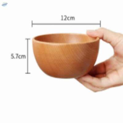 Wooden Rice Bowl (12 X 5.6Cm) Exporters, Wholesaler & Manufacturer | Globaltradeplaza.com
