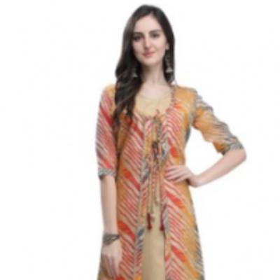resources of Two Piece Jacket Gown Concept Kurti exporters