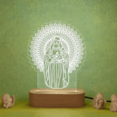 resources of Mother Mary Acrylic Led Lamp exporters