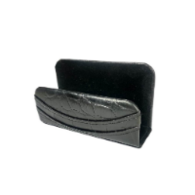 Busniess Card Holder Black Croco Genuine Leather Exporters, Wholesaler & Manufacturer | Globaltradeplaza.com