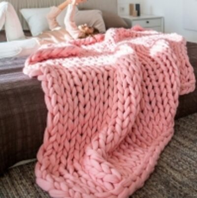 resources of Wholesale Super Chunky Knit Wool Blanket Throw exporters