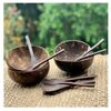 Coconut Set Bowl-Spoon-Fork Exporters, Wholesaler & Manufacturer | Globaltradeplaza.com