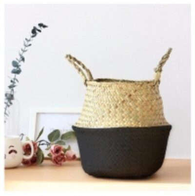 Natural Seagrass Belly Basket Exporters, Wholesaler & Manufacturer | Globaltradeplaza.com
