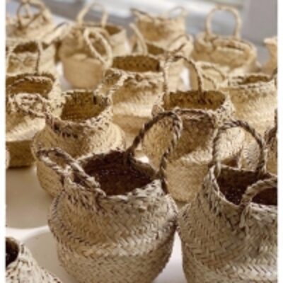 Natural Seagrass Belly Basket Exporters, Wholesaler & Manufacturer | Globaltradeplaza.com