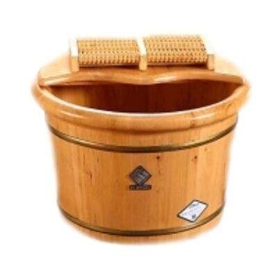 Wooden Foot Bath Bucket Exporters, Wholesaler & Manufacturer | Globaltradeplaza.com