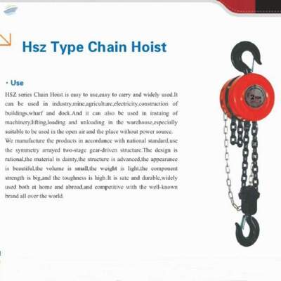 Hsz Chain Hoist Exporters, Wholesaler & Manufacturer | Globaltradeplaza.com