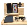 Pine Wood Organizer With Dual Mobile Stand Exporters, Wholesaler & Manufacturer | Globaltradeplaza.com