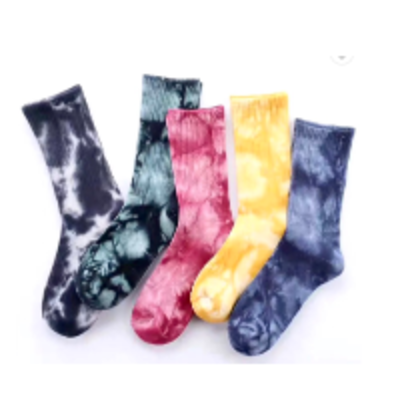 resources of Fashion Casual Women Tye Dye Socks exporters