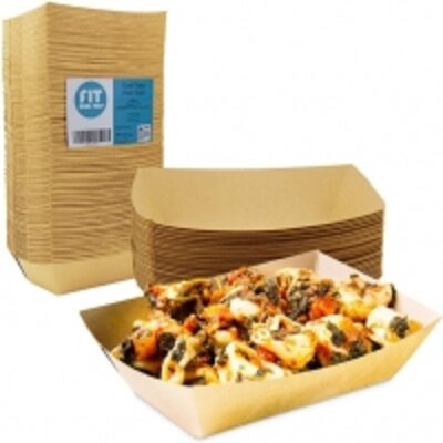 resources of Disposable Kraft Brown Paper Food Trays exporters