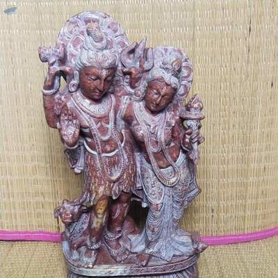 Statue Of Shiva &amp; Parvathi Exporters, Wholesaler & Manufacturer | Globaltradeplaza.com