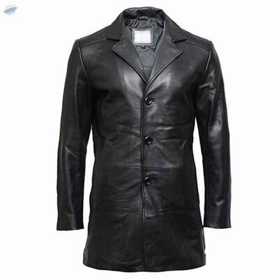 Custom New Design Leather Coat For Men Exporters, Wholesaler & Manufacturer | Globaltradeplaza.com