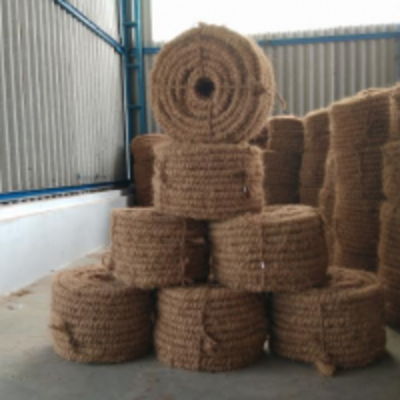 resources of Machine Twisted Curled Coir Rope exporters