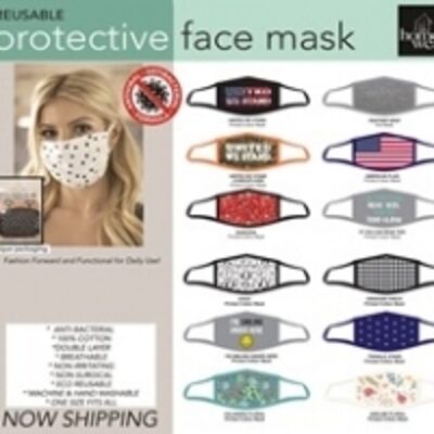2 Ply Cotton Printed Mask Exporters, Wholesaler & Manufacturer | Globaltradeplaza.com