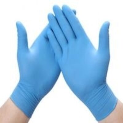 resources of Sky Blue Nitrile Free Examination Hand Gloves exporters