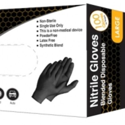 resources of Black Nitrile Gloves exporters