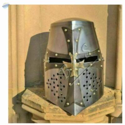 Medieval Crusder Armour Knight Helmet Exporters, Wholesaler & Manufacturer | Globaltradeplaza.com