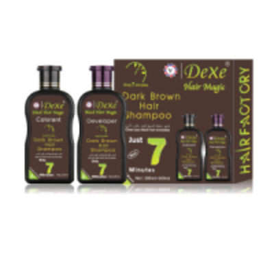 resources of Dexe Dark Brown Hair Magic Shampoo exporters