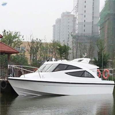 resources of Fishing Cabin Boat Fiberglass Boat Yacht 9.8M exporters