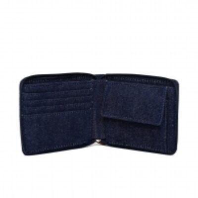 resources of Men Wallet Blue Jeans Fabric Mw-0197 exporters
